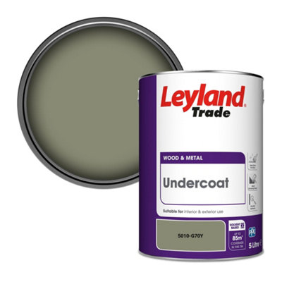 Leyland Trade Wood & Metal Undercoat Paint (5010-G70Y) 5L