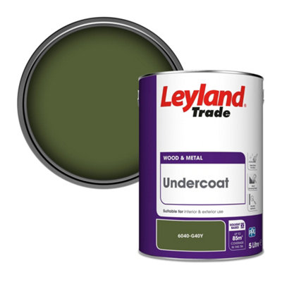 Leyland Trade Wood & Metal Undercoat Paint (6040-G40Y) 5L