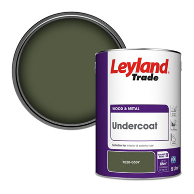 Leyland Trade Wood & Metal Undercoat Paint (7020-G50Y) 5L