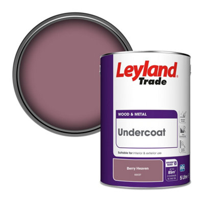 Leyland Trade Wood & Metal Undercoat Paint Berry Heaven (02C37) 5L