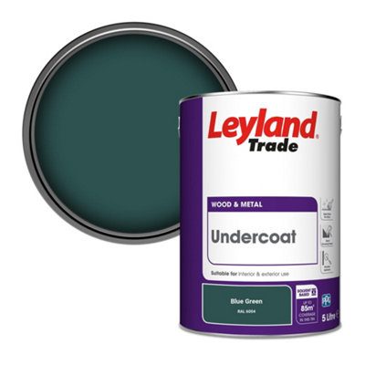 Leyland Trade Wood & Metal Undercoat Paint Blue Green (RAL 6004) 5L