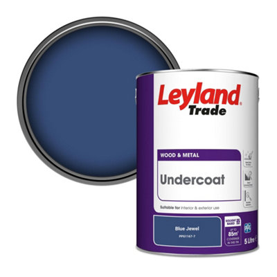 Leyland Trade Wood & Metal Undercoat Paint Blue Jewel (PPG1167-7) 5L