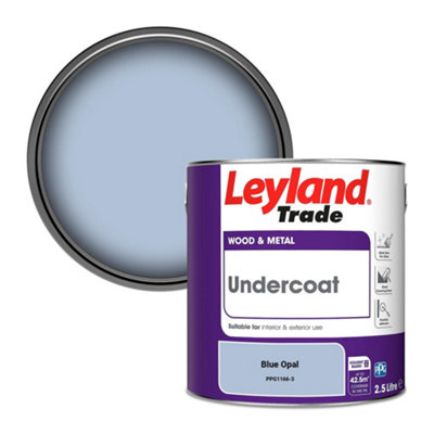 Leyland Trade Wood & Metal Undercoat Paint Blue Opal (PPG1166-3) 2.5L