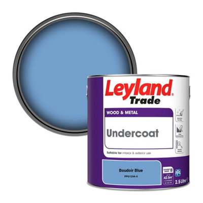Leyland Trade Wood & Metal Undercoat Paint Boudoir Blue (PPG1244-4) 2.5L
