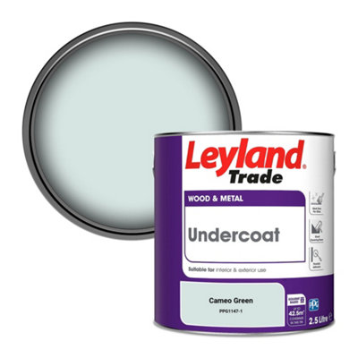 Leyland Trade Wood & Metal Undercoat Paint Cameo Green (PPG1147-1) 2.5L