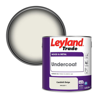Leyland Trade Wood & Metal Undercoat Paint Candlelit Beige (PPG1207-1) 2.5L