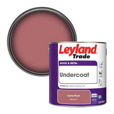 Leyland Trade Wood & Metal Undercoat Paint Candy Blush (PPG1051-5) 2.5L
