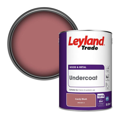 Leyland Trade Wood & Metal Undercoat Paint Candy Blush (PPG1051-5) 5L