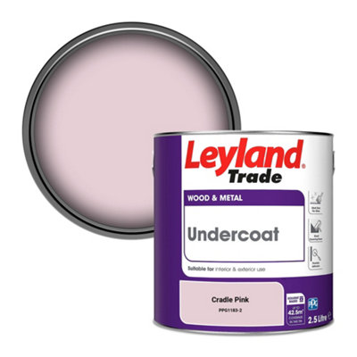 Leyland Trade Wood & Metal Undercoat Paint Cradle Pink (PPG1183-2) 2.5L
