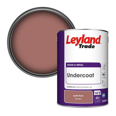 Leyland Trade Wood & Metal Undercoat Paint Earth Rose (PPG1056-5) 5L