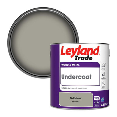 Leyland Trade Wood & Metal Undercoat Paint Fieldstone (PPG1000-3) 2.5L
