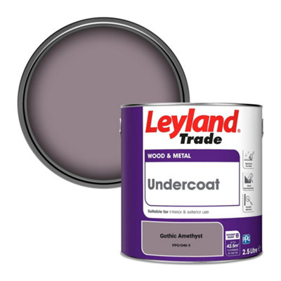 Leyland Trade Wood & Metal Undercoat Paint Gothic Amethyst (PPG1046-5) 2.5L
