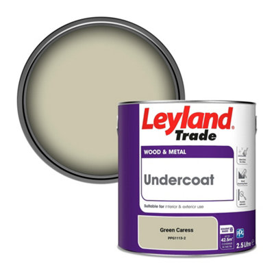 Leyland Trade Wood & Metal Undercoat Paint Green Caress (PPG1113-2) 2.5L