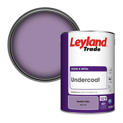 Leyland Trade Wood & Metal Undercoat Paint Heather Glen (PPG17-08) 5L