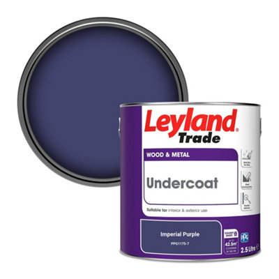Leyland Trade Wood & Metal Undercoat Paint Imperial Purple (PPG1175-7) 2.5L