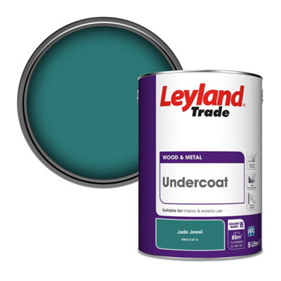 Leyland Trade Wood & Metal Undercoat Paint Jade Jewel (PPG1147-6) 5L