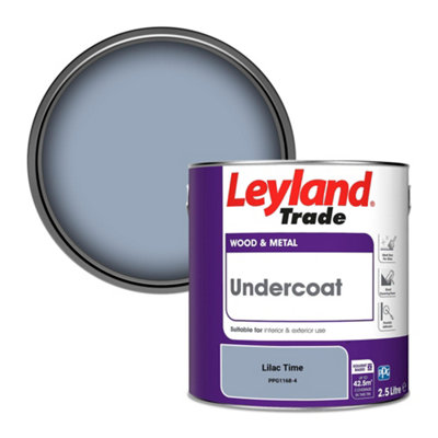 Leyland Trade Wood & Metal Undercoat Paint Lilac Time (PPG1168-4) 2.5L