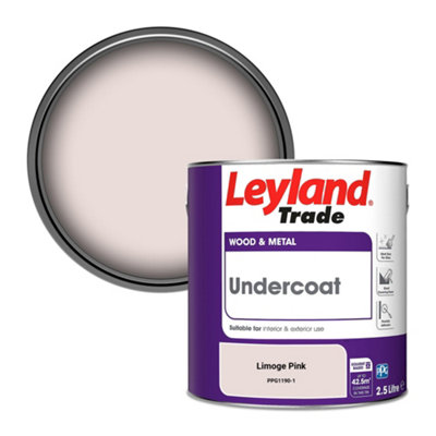 Leyland Trade Wood & Metal Undercoat Paint Limoge Pink (PPG1190-1) 2.5L