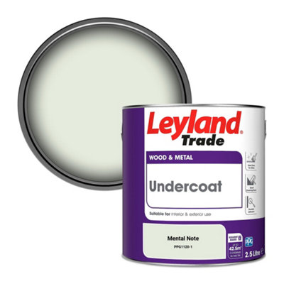 Leyland Trade Wood & Metal Undercoat Paint Mental Note (PPG1120-1) 2.5L