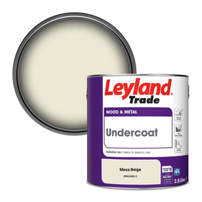 Leyland Trade Wood & Metal Undercoat Paint Mesa Beige (PPG1092-2) 2.5L