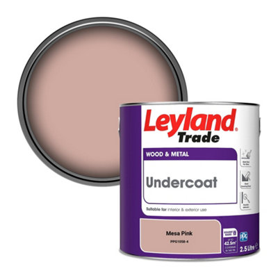 Leyland Trade Wood & Metal Undercoat Paint Mesa Pink (PPG1058-4) 2.5L
