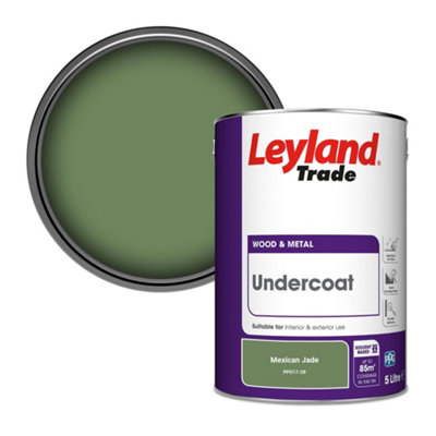 Leyland Trade Wood & Metal Undercoat Paint Mexican Jade (PPG17-28) 5L
