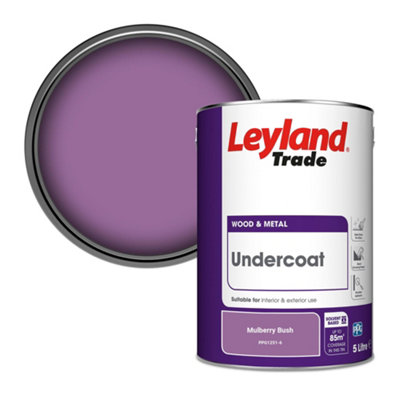 Leyland Trade Wood & Metal Undercoat Paint Mulberry Bush (PPG1251-6) 5L