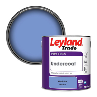 Leyland Trade Wood & Metal Undercoat Paint Mystic Iris (PPG1246-5) 2.5L