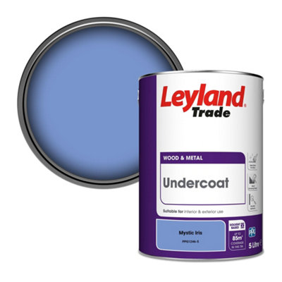 Leyland Trade Wood & Metal Undercoat Paint Mystic Iris (PPG1246-5) 5L