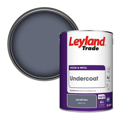Leyland Trade Wood & Metal Undercoat Paint Old Mill Blue (PPG1171-6) 5L