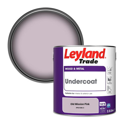 Leyland Trade Wood & Metal Undercoat Paint Old Mission Pink (PPG1046-3) 2.5L