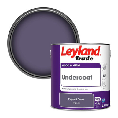 Leyland Trade Wood & Metal Undercoat Paint Pageant Pansy (PPG13-20) 2.5L