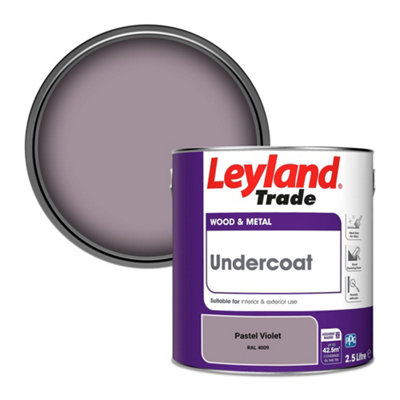 Leyland Trade Wood & Metal Undercoat Paint Pastel Violet (RAL 4009) 2.5L