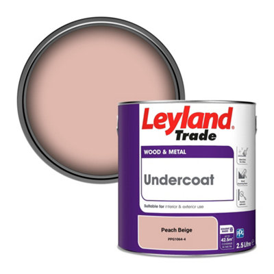 Leyland Trade Wood & Metal Undercoat Paint Peach Beige (PPG1064-4) 2.5L