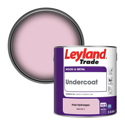 Leyland Trade Wood & Metal Undercoat Paint Pink Hydrangea (PPG1181-3) 2.5L