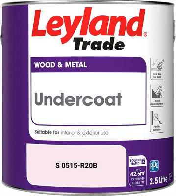 Leyland Trade Wood & Metal Undercoat Paint (S 0515-R20B) 2.5L