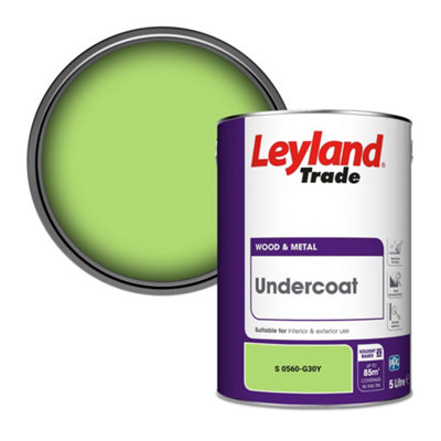 Leyland Trade Wood & Metal Undercoat Paint (S 0560-G30Y) 5L