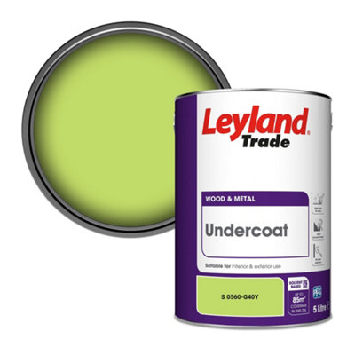 Leyland Trade Wood & Metal Undercoat Paint (S 0560-G40Y) 5L