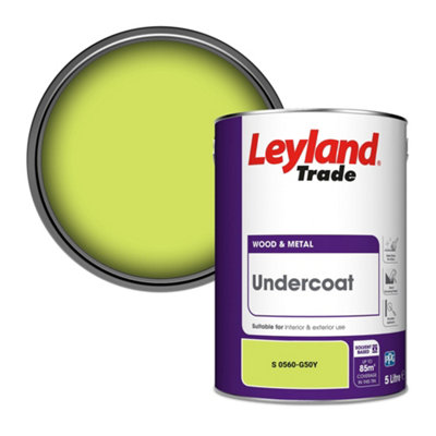 Leyland Trade Wood & Metal Undercoat Paint (S 0560-G50Y) 5L