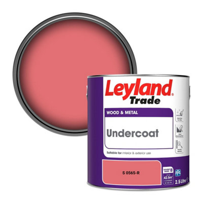 Leyland Trade Wood & Metal Undercoat Paint (S 0565-R) 2.5L