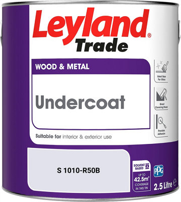 Leyland Trade Wood & Metal Undercoat Paint (S 1010-R50B) 2.5L