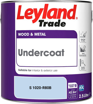 Leyland Trade Wood & Metal Undercoat Paint (S 1020-R80B) 2.5L