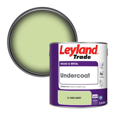 Leyland Trade Wood & Metal Undercoat Paint (S 1030-G40Y) 2.5L