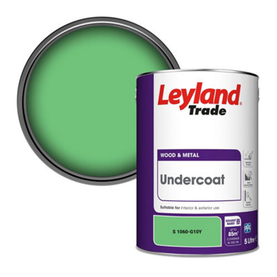 Leyland Trade Wood & Metal Undercoat Paint (S 1060-G10Y) 5L