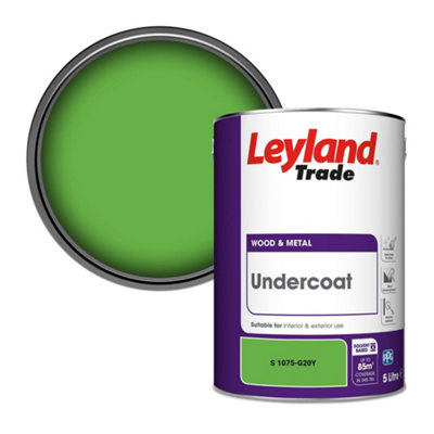Leyland Trade Wood & Metal Undercoat Paint (S 1075-G20Y) 5L