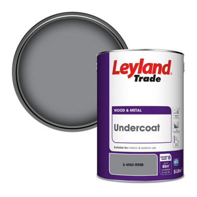 Leyland Trade Wood & Metal Undercoat Paint (S 4502-R50B) 5L