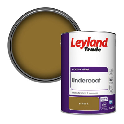 Leyland Trade Wood & Metal Undercoat Paint (S 4550-Y) 5L