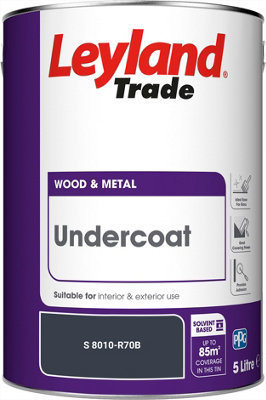 Leyland Trade Wood & Metal Undercoat Paint (S 8010-R70B) 5L