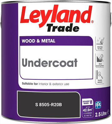 Leyland Trade Wood & Metal Undercoat Paint (S 8505-R20B) 2.5L