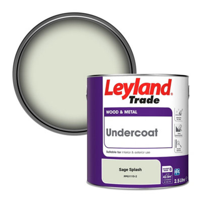 Leyland Trade Wood & Metal Undercoat Paint Sage Splash (PPG1115-2) 2.5L